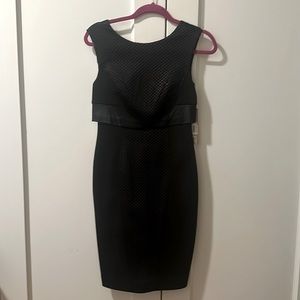 Mixed Media textured bodycon LBD